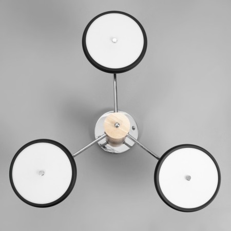 Julia chandelier 3XLED 72W 3000-6000K black-chromium 62x62x22 cm-5