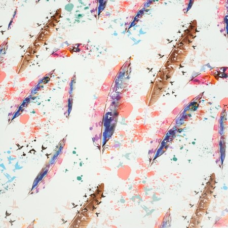 Paper Pacific, bilateral "feathers", drawing, 100 x 70 cm-3
