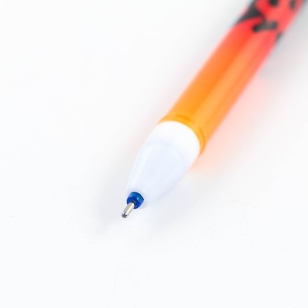 Pen meed blue paste 0.5 mm with a cap "I am fire"-4