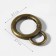 Karabin ring, 37 mm, d = 27/19 mm, thickness - 4 mm, with a mount of 12 × 3 mm, 5 pcs, bronze color