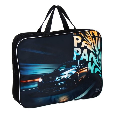 Folder with handles Textile A4, 350 x 270 x 70 mm, calligrata "Call Panic"-2