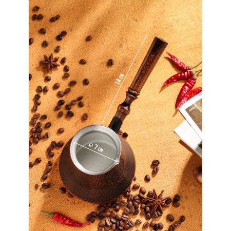 Turk for coffee "Armenian jezva", 600 ml, copper-1