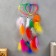 Dreams of Dreams "Woven Hearts" Bright feathers 55 cm