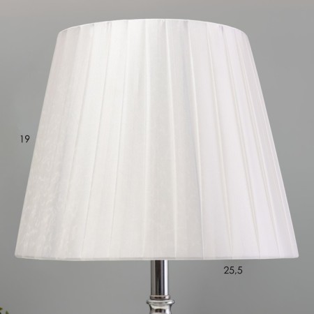 Table lamp "ALOR" 1he27 40W chrome 26x26x45 cm Risalux-2