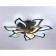 LED ceiling LED with Ambrella Light, Original, FA4474, 10XLED, 112 W, 8400LUM, 3000-6400K, Black Black Color