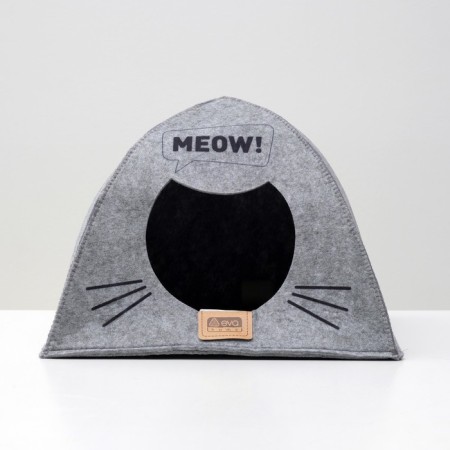 Animal House from felt "MEOW Tent", 38 x 28 x 38 cm-6