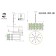Suspended chandelier ST LUCE. SL1623.203.08. Corsia. 8x40 watts, E14, 65x65x32 cm, Shampan
