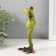 Souvenir Polystone Lak "Frog shows the middle finger" 7.5x6.8x15.7 cm
