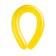 Latex Twisting Ball 350 ", mother -of -pearl, set 100 pcs., Yellow color