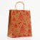 Craft package with embossing, round handle, "Christmas trees" 33 x 25 x 12 cm, 120 g
