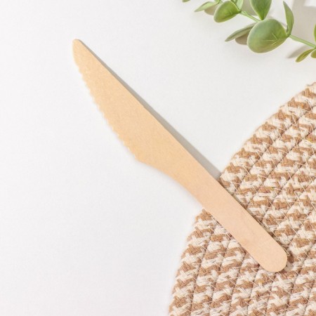 Wooden knife, 16 cm, packing 50 pcs-1