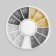 Decor broths, d = 0.8 mm, 12 cells, white/black/gold/silver color