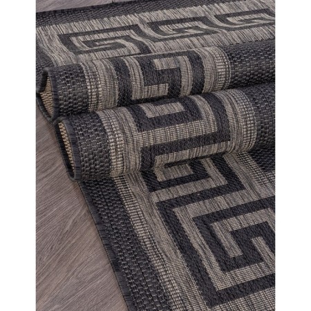 Rectangular carpet Merinos Vegas, size 140x200 cm, color Black-2