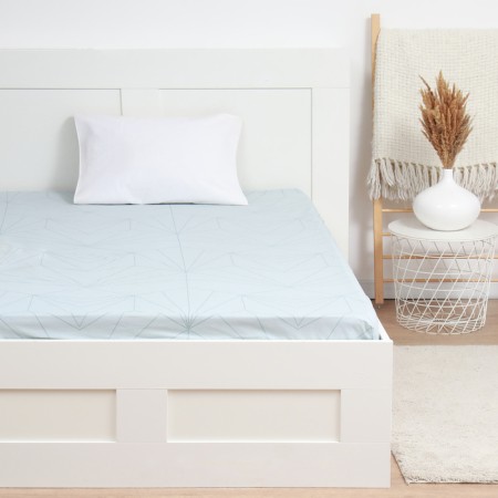 Elevnese sheet "Ethel" Line Art (View 2) 160*200 + 25 cm, 100% cotton