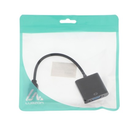 Adapter Luazon PL-001, HDMI-VGA, wire 0.2 m, black-4