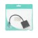 Adapter Luazon PL-001, HDMI-VGA, wire 0.2 m, black