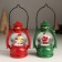 Souvenir Polystone Water Ball "Santa Claus/Snowman in the flashlight" MIX 7x5x10 cm