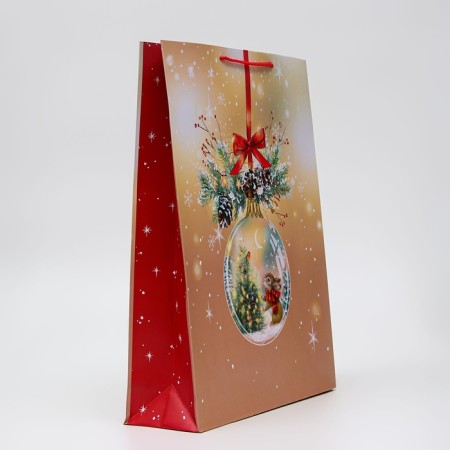 New Year. Gift package "Glass Ball", 33 x 42.5 x 10 cm.-1