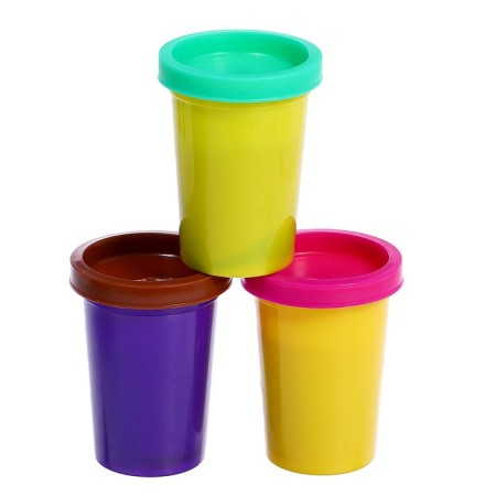 Euryki set for playing with plasticine "beasts", 3 jars with plasticine-19