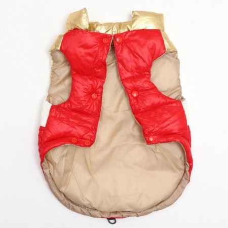 Jacket for dogs with weighting size 12 (DS 28, OG 38, Osh 27), gold-red-5
