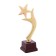 The award figure "Star and Flame", gold, 21.5 x 9 x 6.5 cm.