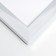 Photo frame Plastic "Mira" 20x20 cm silver (plastic screen)