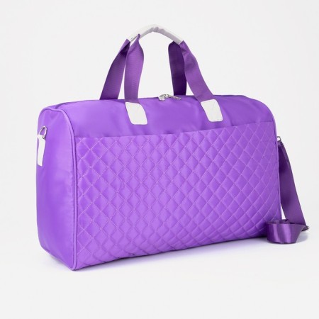 Board Road on Lightning, external pocket, long belt, suitcase holder, lilac color