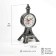 Clock - desktop an alarm clock "Eiffel Tower", discrete move, d -6.5 cm, 19 x 8.5 cm, aa