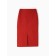 Skirt with a cut -out section, minku, brick color, size 50