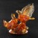 Souvenir "pigeons", large, amber