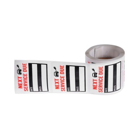 Stick for a planned service interval, roll 150 pcs-1
