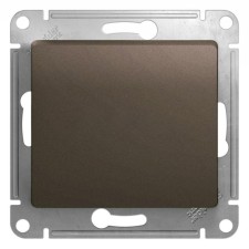 Механизм переключателя SchE GSL000861 Glossa, 1 клавиша, СП, 10А, IP20, цвет шоколад