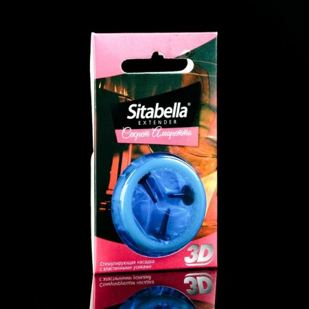 Condom-add-up stimulating Sitabella 3D Secret of Amaretto, 1 pc.