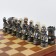 Chess wooden gift souvenir "Death Valley", 36 x 36 cm, King H-7.5 cm, paws H-6.5 C