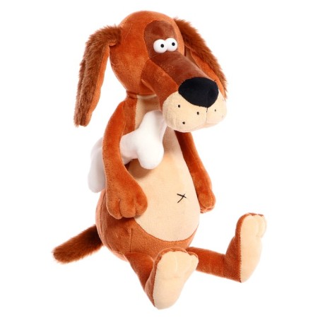 Soft toy "dog & kostochka", 25 cm-1