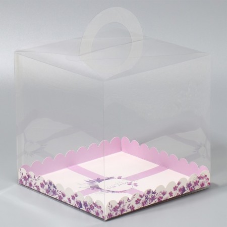 Confectionery box, chest, packaging, “with love for you”, 20 x 20 x 20 cm