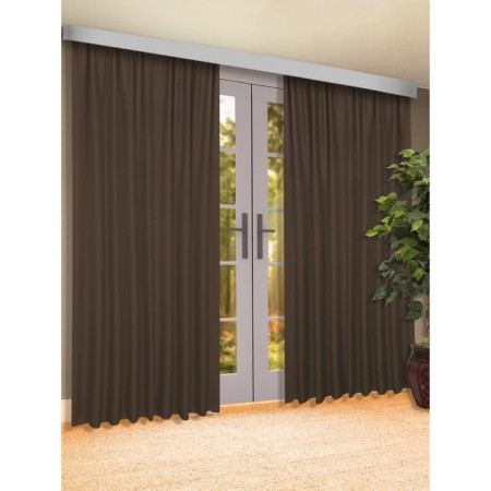 Curtains Blackout, size 160x250 cm - 2 pcs, color chocolate