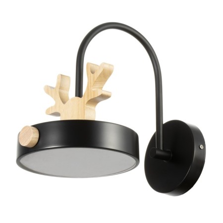 Bra "Deer Piartti" LED 12W 4000K Black 15x26x16cm