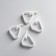 Calipso tablecloth set, 4 pcs, white color