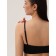 Female top on thin adjustable straps Mirey, size 46, black color