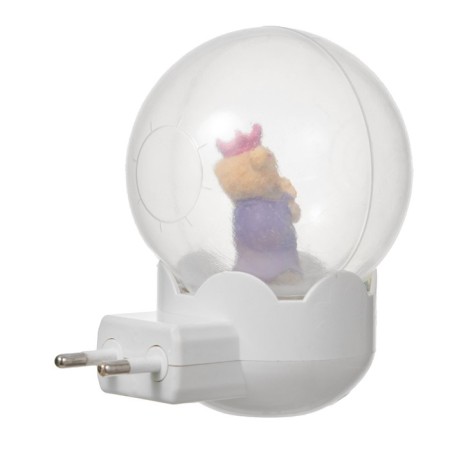 Nightmare "Bear with the crown" LED white 7x7x11 cm Risalux-6