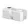 Rectangular capacity, series t, 80 l, white color