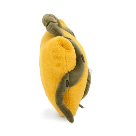 New Year! Soft toy - pillow, 35 cm, yellow color-2