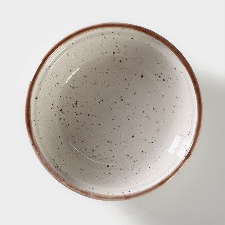 Porcelain plate Punto Bianca, 600 ml, D = 15.5 cm-1