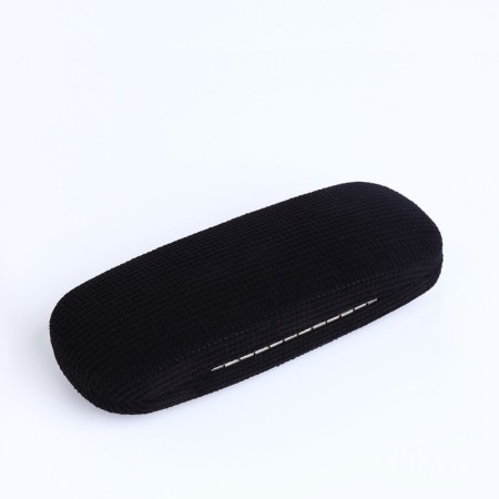 Case for glasses on a cracker, length 16 cm, black color-1