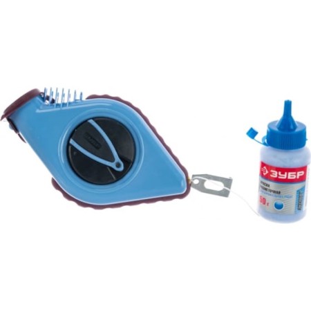 Set of marking bison 4-06375-H2, shocked masking, with paint, blue, 30 m-3