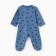 Detail overalls with closed legs "Dino", blue color, height 62