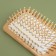 Massage comb “Bamboo”, wide, bamboo, 8 × 25 cm, color “Light Wood”