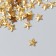 Decor for creativity Metal "Star" set 60 pcs 0.8x0.8 cm