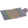 Gift set: cover for passport and key holder, lilac color